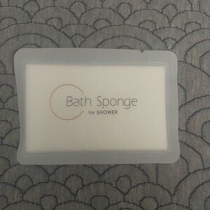 White Disposable Bath Sponge